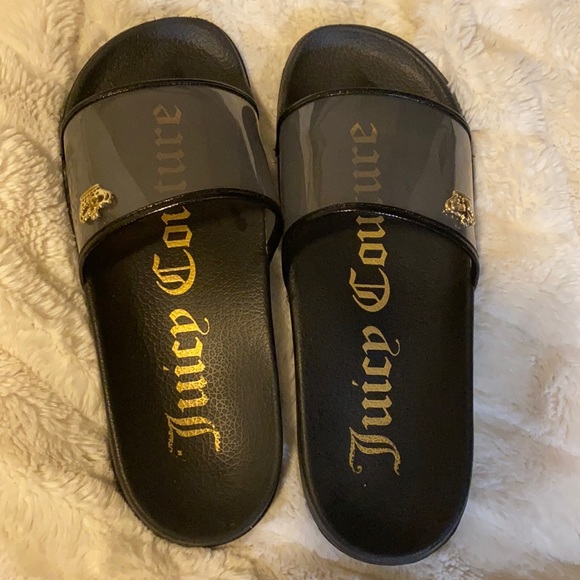 Juicy Couture Shoes - Juicy Couture Slides EUC size 8